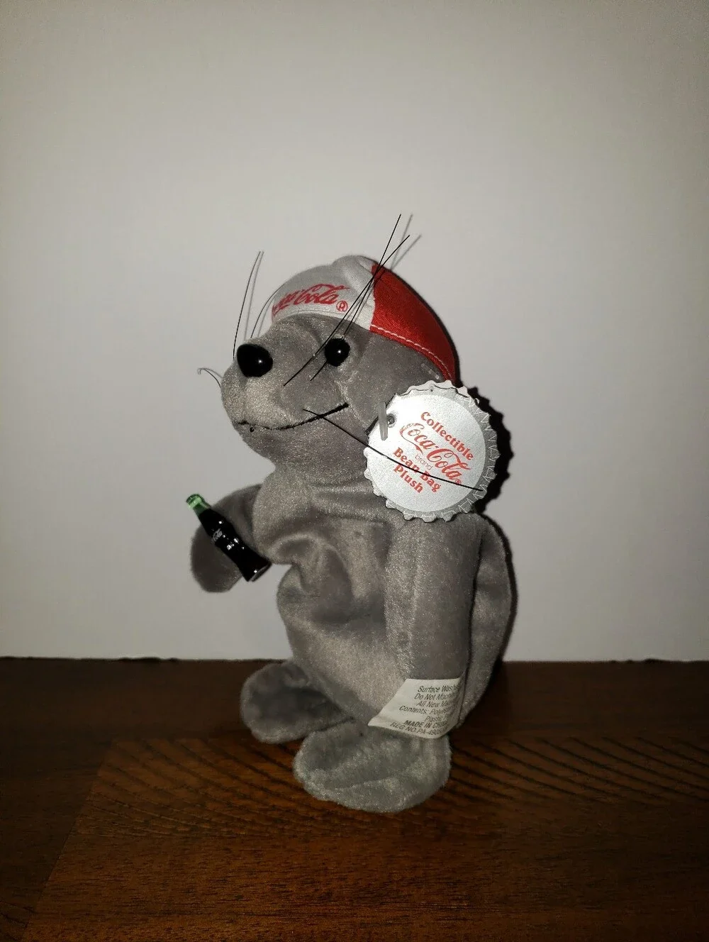 Coca Cola Bean Bag Plush Seal